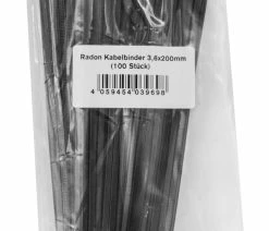 Radon Colliers De Serrage 200x3,6mm (100 Pièces) -Vélo Boutique de vente Radon Kabelbinder 200x3 6mm 100 St ck 20099638 b