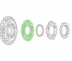 Shimano Pignon 16 Dents Pour CS-M771-10 BL -Vélo Boutique de vente Ritzel 16 Zahne fur CS M771 10 BL