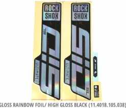 ROCKSHOX Set D'autocollants SID SL Ultimate -Vélo Boutique de vente RockShox 11 4018 105 038