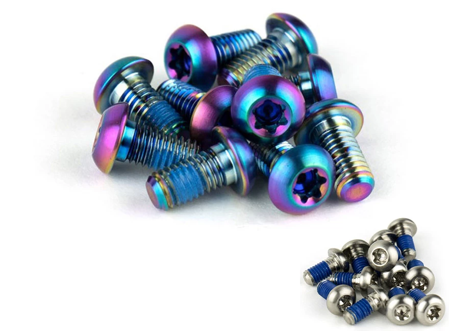 SRAM Vis De Fixation Des Disques De Frein Titane 12 Pièces 3 SRAM Vis De Fixation Des Disques De Frein Titane 12 Pièces
