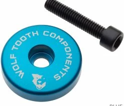 Wolf Tooth Components Capuchon Ahead Ultraléger Spacer Intégré De 5 Mm -Vélo Boutique de vente STEMCAP5MMBLU