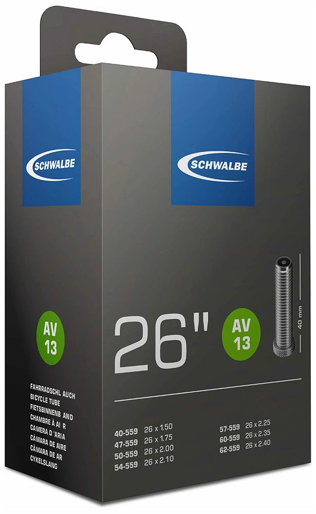 Schwalbe Chambre à Air AV 13 Pour 26 3 Schwalbe Chambre à Air AV 13 Pour 26