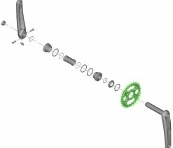 Shimano Plateau 12 Vitesses DEORE FC-M6100/6120/6130 -Vélo Boutique de vente Shimano DEORE FC M6100 12 fach Kettenblatt