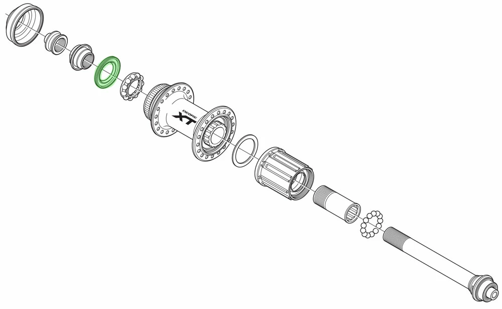 Shimano Bague D'étanchéité Pour Moyeu De Roue Arrière 5 Shimano Bague D'étanchéité Pour Moyeu De Roue Arrière – Image 3
