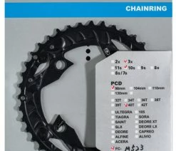 Shimano FC-M523 Plateau De Pédalier -Vélo Boutique de vente Shimano FC M523 Kettenblatt 40T AN KSR Y1PY98030