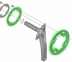 Shimano FC-MT500 Plateau De Pédalier -Vélo Boutique de vente Shimano FC MT500 Kettenblatt