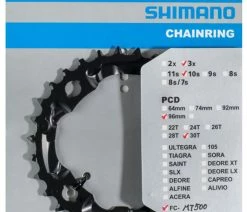 Shimano FC-MT500 Plateau De Pédalier -Vélo Boutique de vente Shimano FC MT500 Kettenblatt 30T AN Y1VB98010