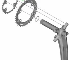 Shimano Vis De Plateau Pour FC-M5100-2/M4100-2 (4 Pièces) -Vélo Boutique de vente Shimano Kettenblattschrauben fur FC M5100 2 M4100 2 4 Stuck Y0LB98020 a