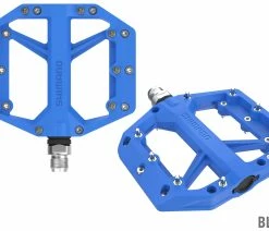 Shimano PD-GR400 Pédales à Plateforme -Vélo Boutique de vente Shimano PD GR400 Plattformpedale blue EPDGR400B