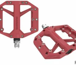 Shimano PD-GR400 Pédales à Plateforme -Vélo Boutique de vente Shimano PD GR400 Plattformpedale red EPDGR400R