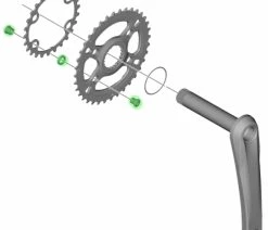 Shimano XT Vis De Plateau Pour FC-M8100-2/M8120-B2 (4 Pièces) -Vélo Boutique de vente Shimano XT Kettenblattschrauben fur FC M8100 2 M8120 B2 4 Stuck Y0J898020 b