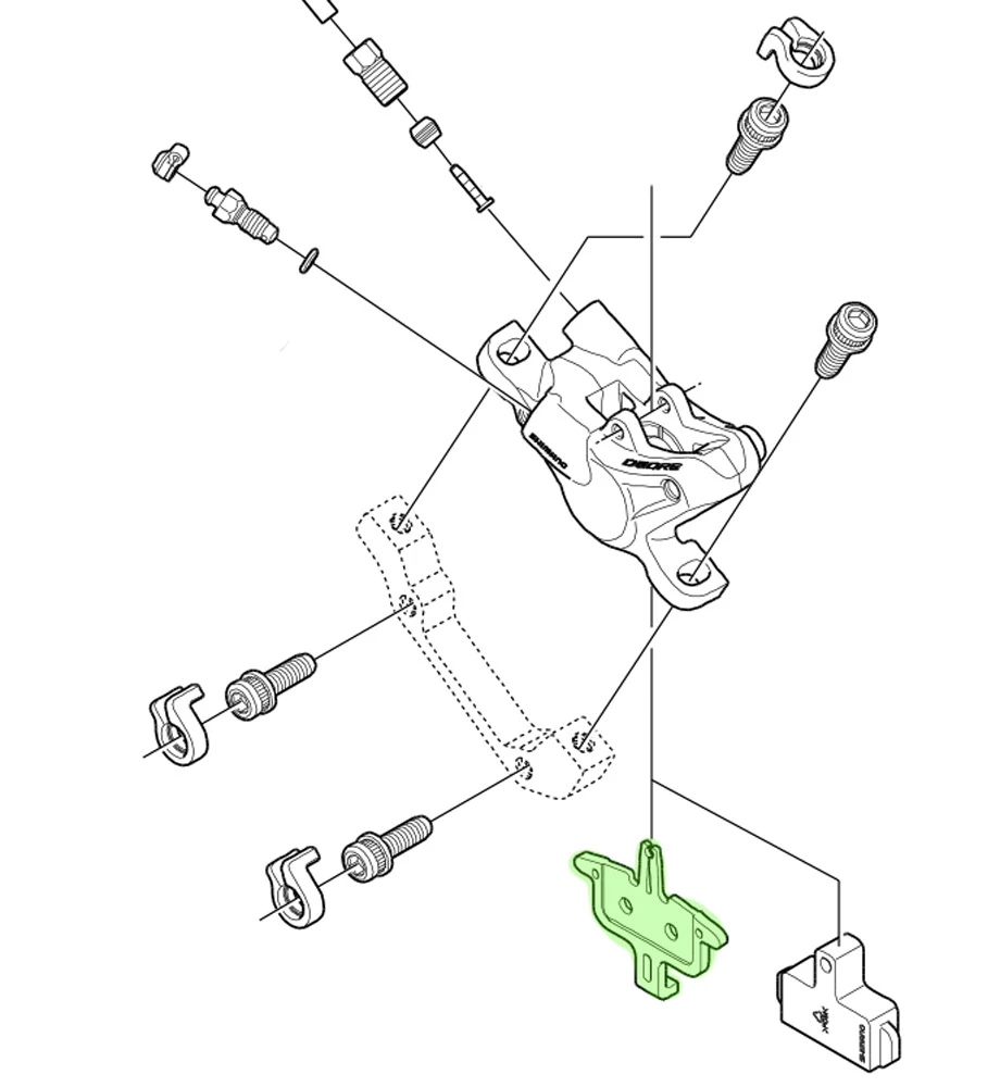 Shimano Sécurité De Transport Pour BR-M615/BR-M6100/BR-S7000 4 Shimano Sécurité De Transport Pour BR-M615/BR-M6100/BR-S7000 – Image 2