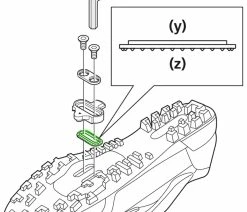 Shimano Entretoise De Cale SPD Pour PD-M8000 7 Shimano Entretoise De Cale SPD Pour PD-M8000 -Vélo Boutique de vente Shimano YL8098030 c