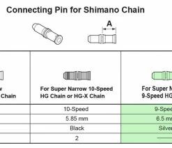 Shimano Axe De Connexion De La Chaîne à 9 Vitesses -Vélo Boutique de vente Shimano 9 fach Kettennietstift 20073577 e