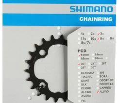 Shimano ALIVIO Plateau 9 Vitesses Pour FC-M4000/M4050 -Vélo Boutique de vente Shimano Alivio 9 fach Kettenblatt FC M4000 M4050 20048354 c