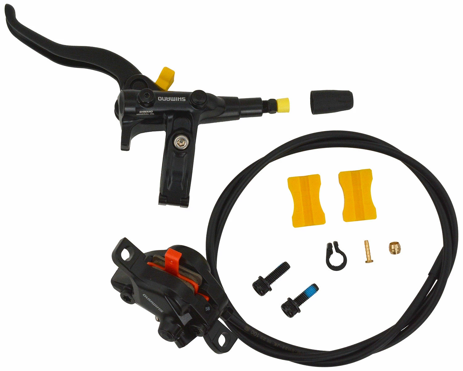 Shimano DEORE BL-M4100/BR-MT410 Frein à Disque 1000mm Avant 4 Shimano DEORE BL-M4100/BR-MT410 Frein à Disque 1000mm Avant – Image 2