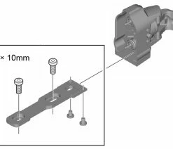Shimano Di2 BM-DN100-S Porte-piles Court Interne/externe -Vélo Boutique de vente Shimano Di2 Batteriehalter BM DN100 S kurz intern extern IBMDN100S1 c