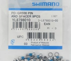Shimano Pins De Rechange Pour PD-GR500/M820/MX80 (9 Pièces) -Vélo Boutique de vente Shimano Ersatzpins fur PD GR500 YL8798010 b