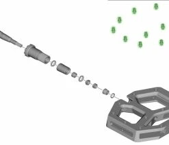 Shimano Pins De Rechange Pour PD-M828/M8040 Long (12 Pièces) -Vélo Boutique de vente Shimano Ersatzpins fur PD M828 lang 12 Stuck YL8A98020 c