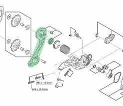 Shimano Guide-chaîne Extérieur Pour RD-M786 SGS -Vélo Boutique de vente Shimano Kettenleitblech Aussen SGS fur RD M786 Y5Y198090 b