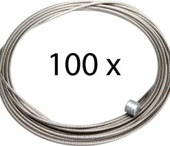 Shimano Câble De Frein MTB En Acier Inoxydable 1,6mm X 2050mm (boîte De 100) -Vélo Boutique de vente Shimano MTB Edelstahl Bremszug 1 6mm x 2050mm 100er Box 10002381 a