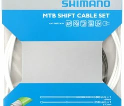 Shimano OT-SP41 OPTISLICK Jeu De Câbles De Changement De Vitesse MTB -Vélo Boutique de vente Shimano MTB Schaltzugset Optislick OT SP41 weiss c