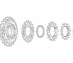 Shimano Pignon 11 Dents Avec Bague D'espacement Pour CS-M771-10 BJ/BK -Vélo Boutique de vente Shimano Ritzel 11 Zahne CS M771 10FQJKecqOALhWf