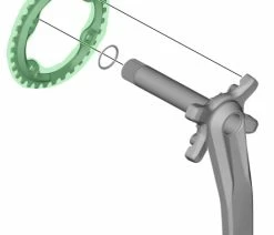 Shimano SLX SM-CRM70 Plateau 11 Vitesses Pour FC-M7000 30 Dents -Vélo Boutique de vente Shimano SLX 11 fach Kettenblatt SM CRM70