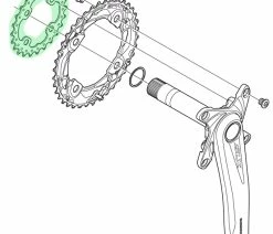 Shimano SLX Plateau De Chaîne Pour FC-M675 26 Dents (AK) 5 Shimano SLX Plateau De Chaîne Pour FC-M675 26 Dents (AK) -Vélo Boutique de vente Shimano SLX Kettenblatt FC M675 innenDXfFGBeyZZaPs