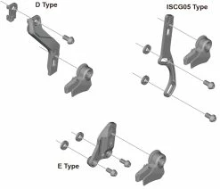 Shimano SM-CD800 Guide-chaîne -Vélo Boutique de vente Shimano SM CD800 Typen d