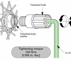 Shimano TL-FH15 Clé Pour Vis à Six Pans Creux 15mm -Vélo Boutique de vente Shimano TL FH15 Innensechskantschlussel 15mm Y13098012 a