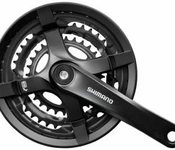 Shimano TOURNEY FC-TY501 Manivelle Carrée 6/7/8 Vitesses 48/38/28