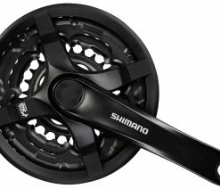 Shimano TOURNEY FC-TY501 Manivelle Carrée 6/7/8 Vitesses 42/34/24