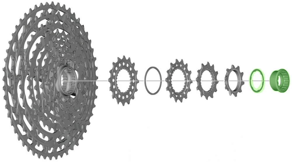 Shimano Bague De Fermeture Avec Bague D'espacement Pour CS-M9100 5 Shimano Bague De Fermeture Avec Bague D'espacement Pour CS-M9100 – Image 3