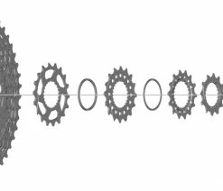 Shimano Bague De Fermeture Avec Bague D'espacement Pour CS-M8100/M7100 -Vélo Boutique de vente Shimano Verschlussring mit Distanzring Y0GY98010 c