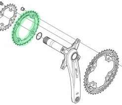 Shimano SLX Plateau 10 Vitesses Pour FC-M660/M590 32 Dents -Vélo Boutique de vente Shimano Y1LV98080 b