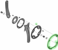 Shimano Anneau De Protection De Chaîne Pour FC-M4000/M4050 Avec Vis -Vélo Boutique de vente Shimano Y1PY98080 bdPSzwyUkjoMq1