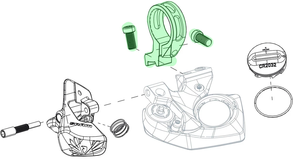 SRAM Collier De Serrage Eagle AXS/Reverb AXS 4 SRAM Collier De Serrage Eagle AXS/Reverb AXS – Image 2