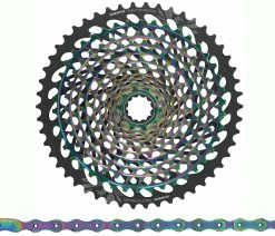 SRAM XX1 Eagle Kit D'usure XG-1299 12 Vitesses Cassette+XX1 Hollow Pin Chaîne 12 Vitesses