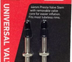 Stan's NoTubes Valve Tubeless Universelle 44mm (paire)