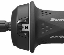 SUNRACE TSM21 Poignée Tournante 8 Vitesses, Droite