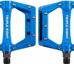 Triple Eight CMPT Flat Pédales De Plateforme -Vélo Boutique de vente TRIPLE EIGHT CMPT Flat Pedale blau 6577 a