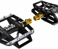 Tatze Pédales Hybrides VTT à Deux Faces -Vélo Boutique de vente Tatze TWO FACETI 1 MTB Plattform Pedale