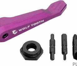 Wolf Tooth Components Axle Handle Multitool -Vélo Boutique de vente Wolf Tooth Axle Handle Multi Tool Purple 5
