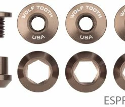 Wolf Tooth Components Vis De Plateaux 1 Fois (4 Pièces) -Vélo Boutique de vente Wolf Tooth Kettenblattschrauben fur 1 fach Kurbel 4CBCN06BLK 4