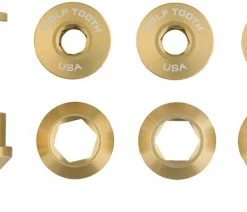 Wolf Tooth Components Vis De Plateaux 1 Fois (4 Pièces) -Vélo Boutique de vente Wolf Tooth Kettenblattschrauben fur 1 fach Kurbel 4CBCN06BLK 5