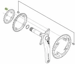 Shimano 105/XT Vis De Plateau Intérieur -Vélo Boutique de vente Y1MM98100 a