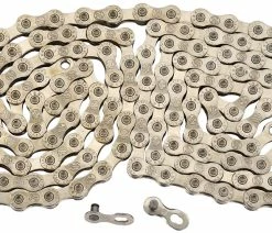 YBN Chaîne E-Bike 9 Vitesses S9e S2 136 Maillons Argentée