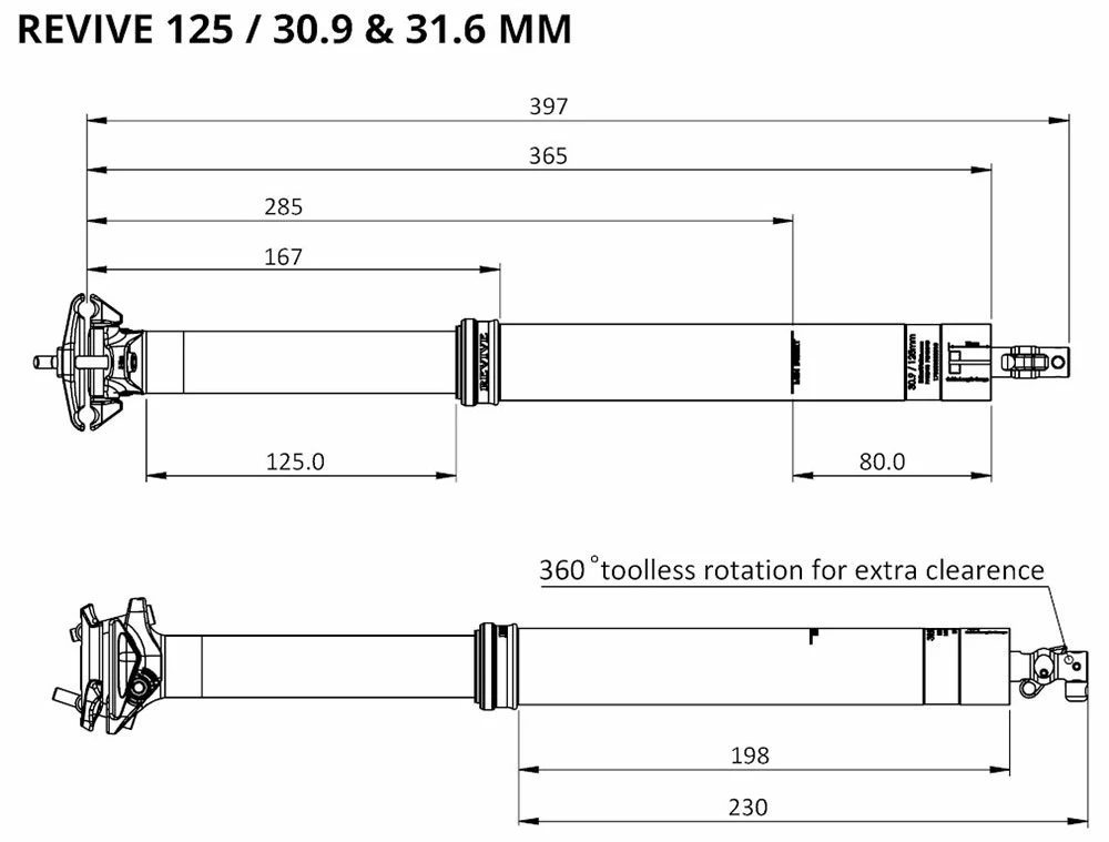 BikeYoke Tige De Selle Revive 2.0 30,9 Vario 7 BikeYoke Tige De Selle Revive 2.0 30,9 Vario – Image 5