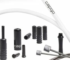 CAPGO BL Set De Câbles De Dérailleur Shimano/SRAM -Vélo Boutique de vente capgo BL Shimano SRAM Schaltzugset CBSHSWH SH AMCS2